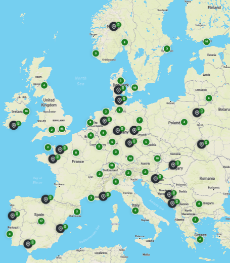Top 300 solar energy investors Europe
