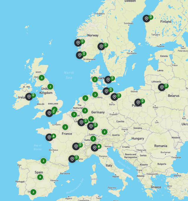Map top 50 green hydrogen developer